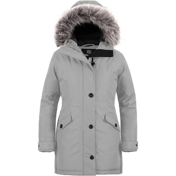Hooded Winter Coat Waterproof Warm Long Puffer Jacket Parka For Women